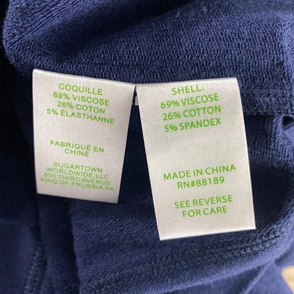 Lilly Pulitzer UPF 50+ Joyce Dress Small True Navy Blue V-Neck NWT DR-1418 - Picture 9 of 13